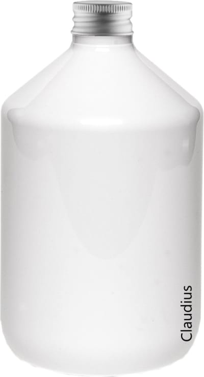 Lege Plastic Fles Apothekersfles 500 ml PET - Wit - met aluminium dop - set van 10 stuks - navulbaar - leeg