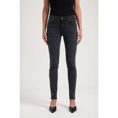 Mud Jeans Skinny Skyler - Authentic Black Authentic Black Maat: W26L30 | Skinny Jeans Outlet | Dames | Zwart
