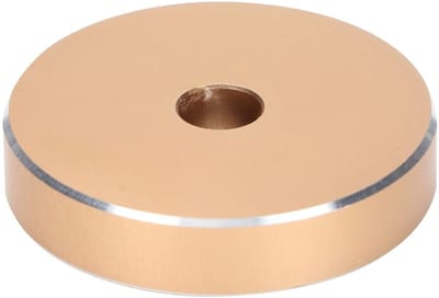 Dailygoods - Zwarte vinyladapter - Draaitafel adapter - Hoogwaardige kwaliteit - Zwart - Groot gat - Perfect voor 45 toeren vinyl - Geschikt voor draa...
