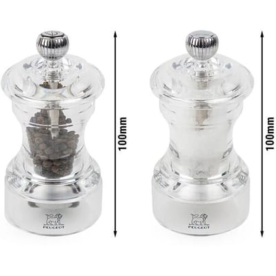 (6 stuks) PEUGEOT BISTRO - Zout & Peper Molen - Acryl - Hoogte: 100mm