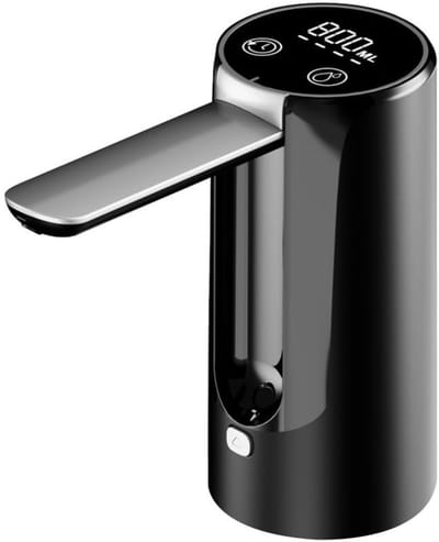 Dailygoods - Automatische waterdispenser - Draagbare drinkwaterpomp - Opvouwbaar ontwerp - Zwart - Voor thuis en camping - Ideaal voor kantoor en keuken