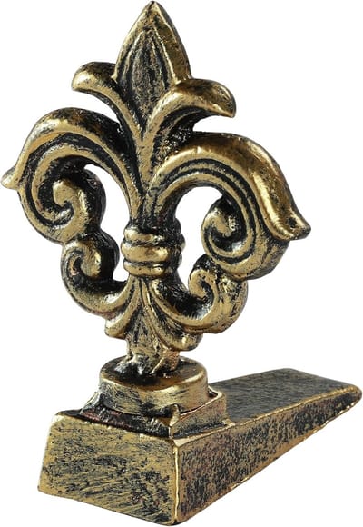Deurstopper Gietijzer - Deurwig Antiek - Deuren Openhouden - Decoratief Gewicht - 12x10x15 cm - Antiek Goud