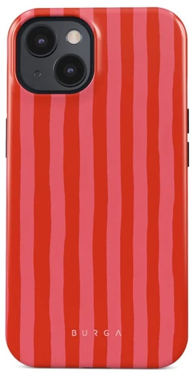 Burga Tough Backcover geschikt voor MagSafe geschikt voor iPhone 14 - Pomegranate