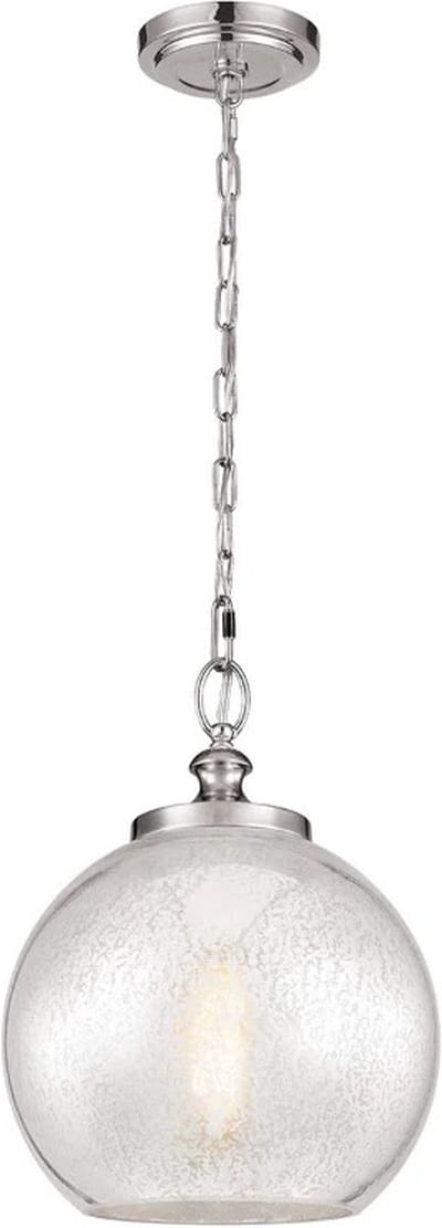 Feiss LED Hanglamp Tabby | 1X E27 Max 60W | Dimbaar | Brushed Steel