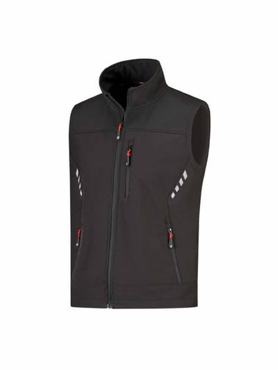 STØRVIK Troms Softshell Bodywarmer - Fleece - 4 Seizoenen - Maat 2XL - Zwart