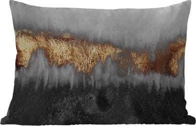 Buitenkussens - Gold - Chic - Abstract - 60x40 cm - Weerbestendig