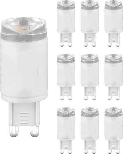 Kobi LED Lamp G9 3W - 285lm - 4000K - 230V - Voor Wandlamp, Slaapkamer of Plafondspot - G9 Insteeklampje - 10 stuks