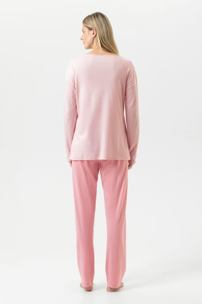 Pyjama Serie Simple Stripes Bridal Rose