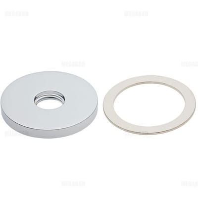HG Rozet uitloop Axor Uno Fertigset 2-gats wastafelkraan wand chroom, 96910000