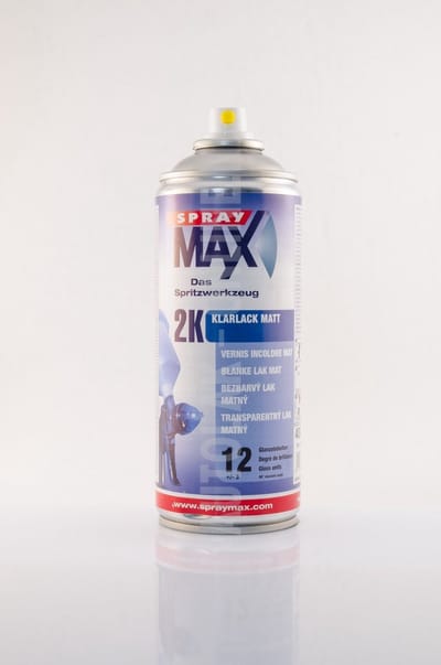 2K Blanke Lak Mat in Spuitbus SprayMax