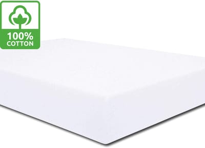 Hoeslaken 140x200 - 100% Katoen - Hoekhoogte 30cm - Hotel - Wit