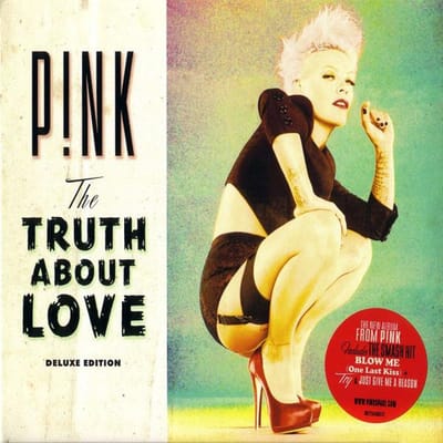 CD PINK - THE TRUTH ABOUT LOVE 88725466572 RCA 2012 Europa Japanse Pop/Rock Gebruikt white