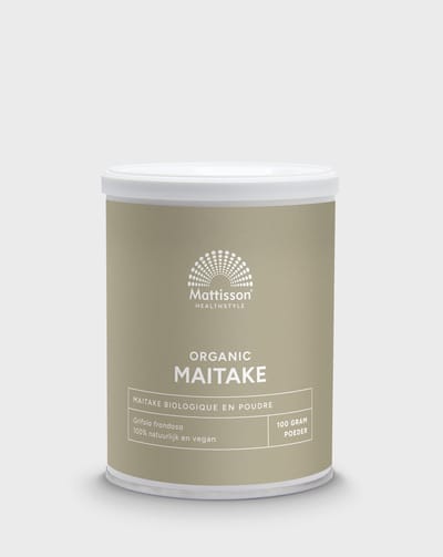Mattisson - Biologisch Maitake Poeder - Maitake Eikhaas Paddenstoelen Supplement - 100 Gram
