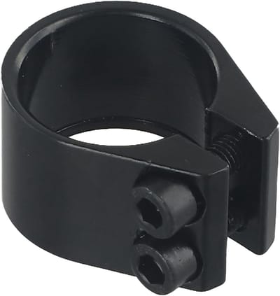 Zadelpenklem - Zadelklem - Fiets Zadel Verstellen - Dubbele Bout - 318 mm - Zwart