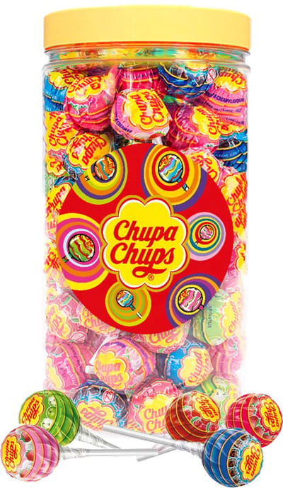 Chupa Chups - Best of lollies - aardbei, cola, kers, aardbei-room & appel - 600g