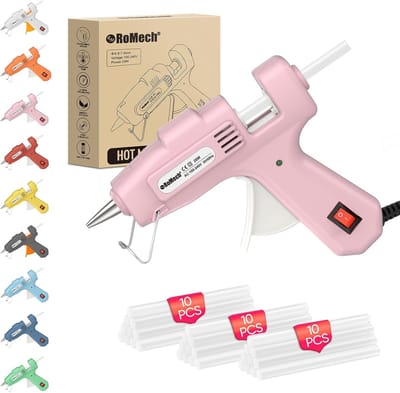 Mini Lijmpistool - Ambacht Lijmpistool - Klusjes en Knutselen - Snel Voorverwarmen - 20 Watt - Roze
