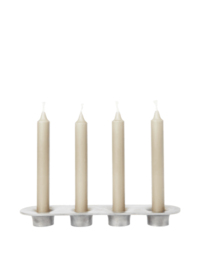 Ferm Living Soothe 4 kandelaars - aluminium