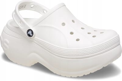 Crocs Bella - Dames Plateauchodden - 41-42 - Wit