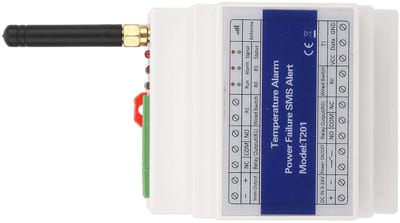 GSM Temperatuuralarm - Afstandsmonitor Systeem - Omgeving Bewaken - Directe SMS Waarschuwingen - 13 x 8 x 7 cm - Zwart