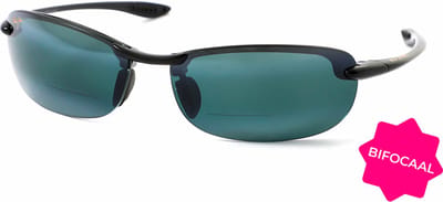 Zonneleesbril bifocaal Maui Jim Makaha-Gloss Black Maui Jim (Makaha)-+2.00