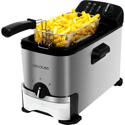 Frituurmachine Cecotec CleanFry 3000 ProFilter 3 L 2000W Zwart Roestvrij staal