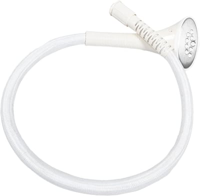 Stoommondstuk Set - Stoomaccessoires - Kleding Stomen - Gelijkmatige Stoomverdeling - 136 cm Lengte - Wit