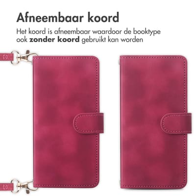 imoshion Hoesje - Geschikt voor Samsung Galaxy A56 (5G) - Bookcase met koord - Rood