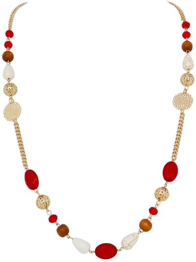 Allecto - Lange Ketting - Kralen Ketting - Modeaccessoire voor Vrouwen - 29 inch - Verjaardagssieraad - Acryl - Geschikt voor elke gelegenheid