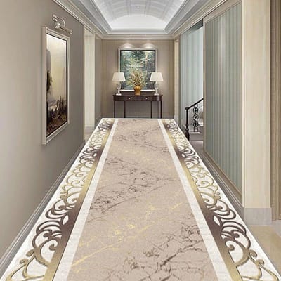 Luxe Lange Gangtapijt in Europese Stijl Hotel Lopers Doorgang Pluisvrij Tapijt Decoratie Trappen Entree Antislip Vloermatten 160*200cm