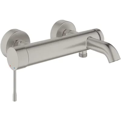 GROHE Essence New Badkraan - 15cm - supersteel (RVS) - 33624DC1