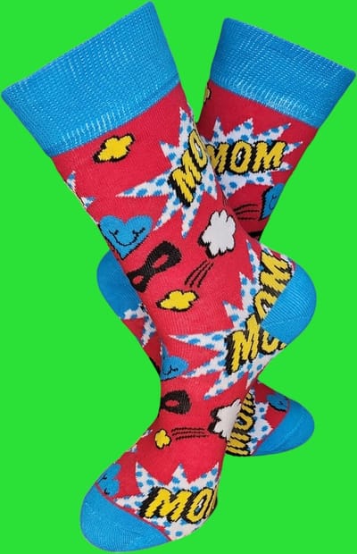Liefste Mama - Bonus Mama Moeder - Moederdag cadeautje - Verjaardag - Trendy Nu - Mama cadeau - Mam -Sokken met tekst - Witte sokken - Cadeau voor vrouw - Kado - Sokken - Verjaardags cadeau voor haar - Moederdag - LuckyDay Socks - Maat 37-44