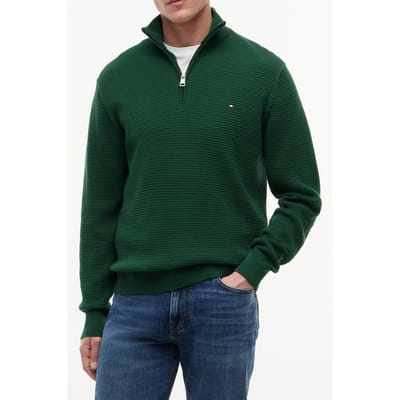 Tommy Hilfiger Seasonal Structure Street Green Größe: S | Turtlenecks Outlet | Herren | Grün