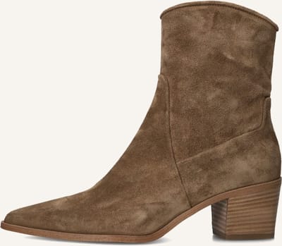 LINA LOCCHI Az71 Enkellaarsjes - Enkelboots met rits - Dames - Bruin - Maat 36