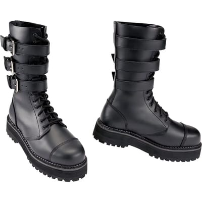 Brandit - Plateau Phantom 3 Buckle Veterlaars - 43 Shoes - Zwart