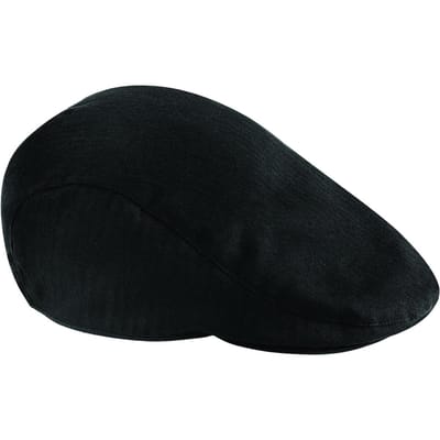 Beechfield Unisex Vintage platte pet voor volwassenen (Zwart)