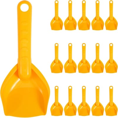 Strandschepjes Set - Kinderschepjes Mini - Buiten Spelen - Fantasie Stimulerend - 18 cm - Oranje