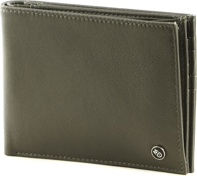 MANDARINA DUCK Leren Portemonnee Downtown Wallet Iron Gate Donkergrijs