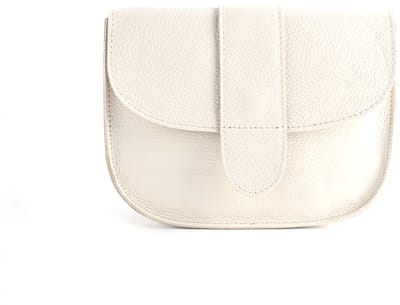 Giuliano lederen schoudertas Elsin - Made in Italy - Dames - Beige