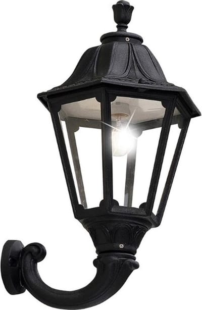 Fumagalli OFIR Wandlamp Zwart E27 15W Warmwit