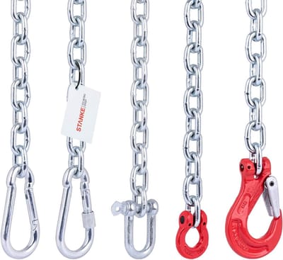 Bevestigingsset Hangmat - Ketting Ophanging - Veilig Ophangen - Sterke Stalen Ketting - 50 cm - Zilverkleurig