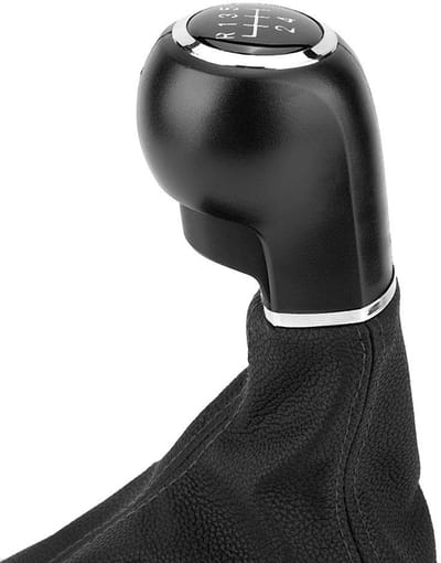 Dailygoods- Versnellingspookknop - Eenvoudige installatie - Pookknop - Versnellingspook knop - Perfecte vervanging - Hoogwaardig kunstleer - Duurzaam en comfortabel