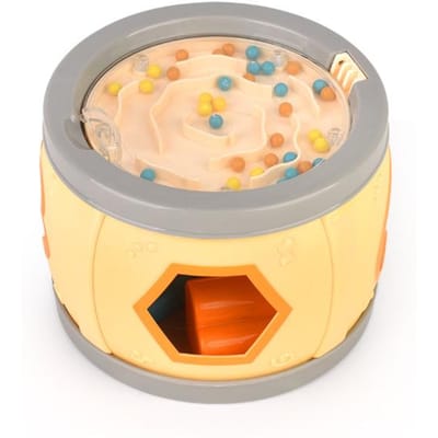 Tambour Bébé Tambour Roulant Coloré Instrument de Musique Jouet Pour Tout-Petits Préscolaire Jouet Éducatif Rythme Son Musique Apprentissage Cadeau gray