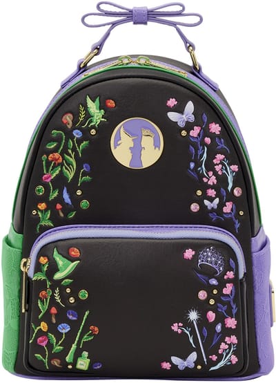 Loungefly – Universal Wicked Floral & Lace Mini Backpack