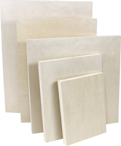 Schilderspaneel 3D - Schilderspanelen hout - 80 x 80cm - per 2 verpakt