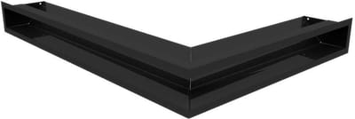 Ventilatierooster - Haardrooster Uitlaatrooster - Schoorsteenventilatie - Luchtinlaat 45 graden - 547 x 766 mm - Zwart