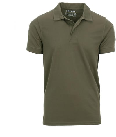 101 INC - Tactical polo Quick Dry (kleur: Groen / maat: S)