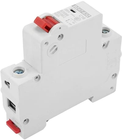 Allecto - Disjoncteur DC 16A - Miniatuur Automatische Schakelaar - Voor Zonne-energie Systemen - Betrouwbare beveiliging - Voor elektrische install...