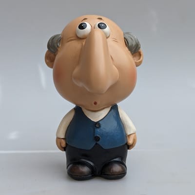 MadDeco ludiek Kerstcadeau brillenstandaard Opa polystone 11 cm hoog