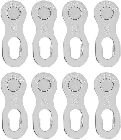 Fiets Chain Connector Onderdelen - 4 Paar Stalen Verbindingen voor 12 Versnellingen, Ideaal voor Fietsen en Cycling Accessoires