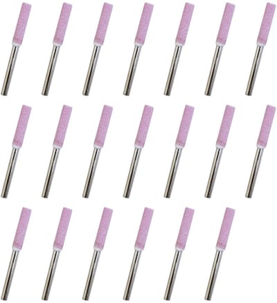Dailygoods - 20 Stuks Slijpstenen voor Kettingzaag voor Polijsten en Slijpen